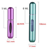 5ml Mini Refillable Perfume Spray Bottle – Travel-Size Portable Atomizer for Fragrance