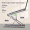 YYLM N8 Adjustable Aluminum Laptop Stand – Foldable Portable Cooling Stand for MacBook & Notebook