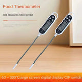 Digital Food Thermometer with Stainless Steel Probe – Instant Read Kitchen & BBQ Temperature Gauge