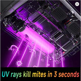 Zqoxinnova Cordless Handheld Vacuum Cleaner | Wireless Mite Remover for Bedding & Upholstery | Deep Cleaning Robot for Mattress, Sofa & Car Interior