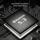 A7 Wireless Bluetooth 5.3 Earbuds with Noise Cancelling, Waterproof Design & 10H Battery