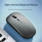Rechargeable Bluetooth Wireless Mouse – Silent Ergonomic USB Mouse for Laptop, PC & Tablet