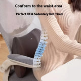 Memory Foam Seat Cushion & Lumbar Support Pillow – Breathable Office Chair Back & Seat Cushion