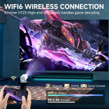 P30 Pro Smart Mini Projector – Android 14 WiFi6 & Bluetooth 5.0 Portable 4K Home Theater Projector (1280×720P)