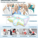 Ergonomic Memory Foam Neck Support Pillow – Anti-Snore Wedge Cushion for Better Sleep
