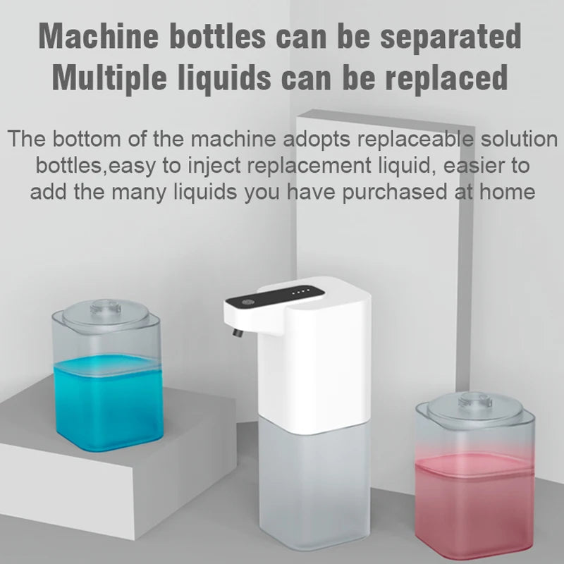 Automatic Touchless Foam Soap Dispenser – USB Rechargeable Infrared Sensor Hand Wash Machine 400ML